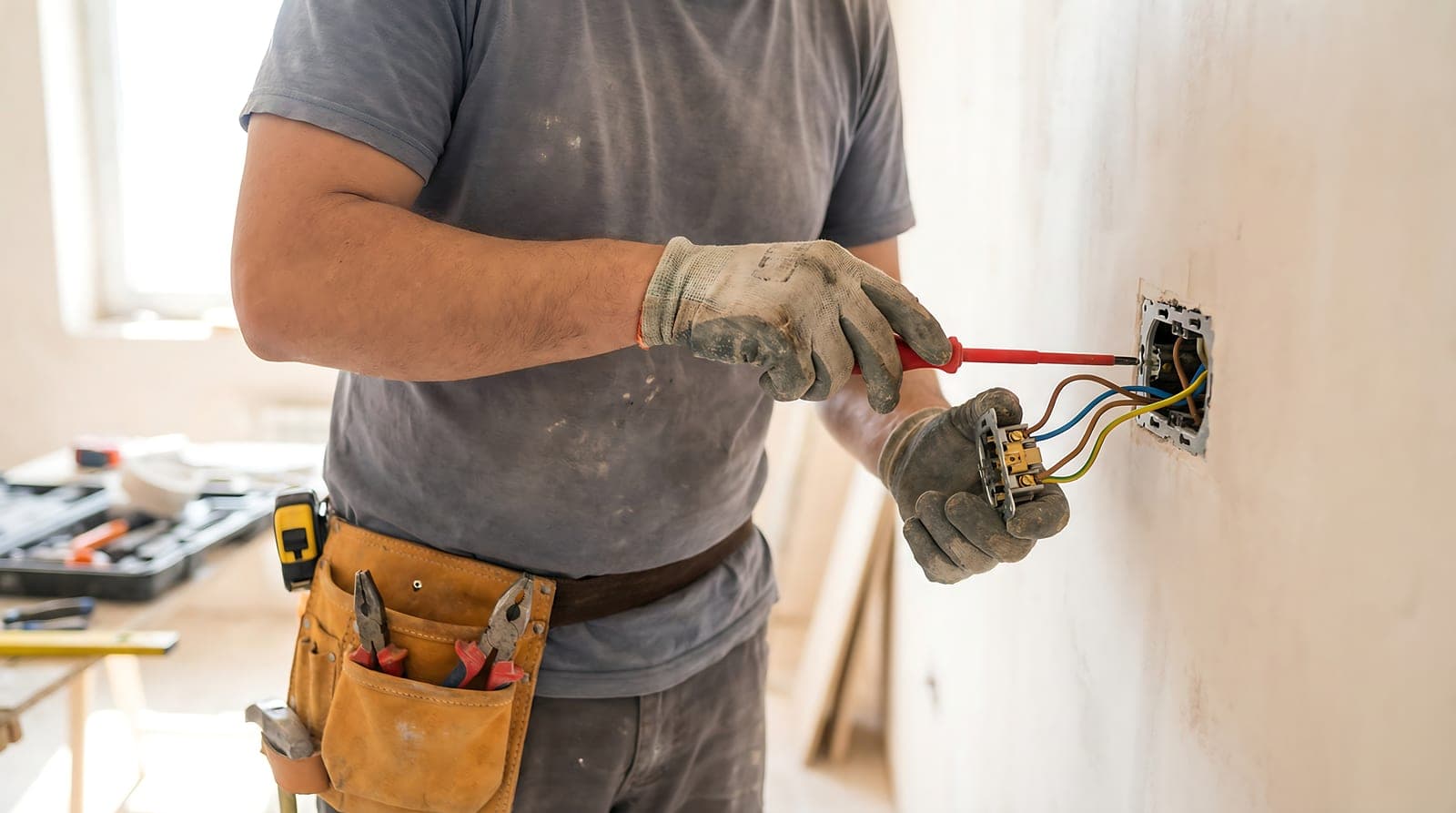 Electricians on the tools